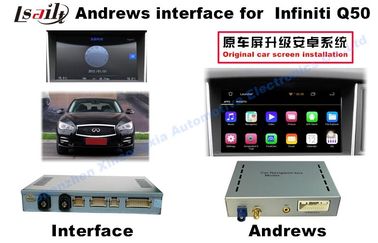 Giao diện xe hơi Android Infiniti Q50 2015 hoặc 2016 Điện áp làm việc 9-12v
