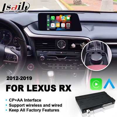 Giao diện Carplay không dây cho Lexus RX350L RX450L RX350 RX450h RX200t RX Knob Control 2016-2019