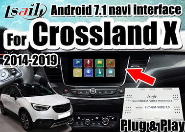 Giao diện video trên ô tô Android 7.1 cho Opel Crossland X Insignia 2014-2018 hỗ trợ điện thoại thông minh mirrorlink, cửa sổ đôi