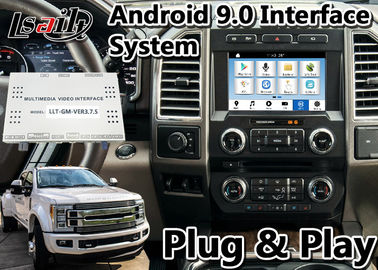 Hộp định vị GPS giao diện tự động Android 9.0 cho hệ thống Ford F-450 SYNC 3