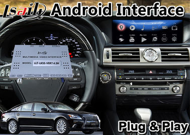 Giao diện video Lexus Lsailt Android 9.0 cho LS460 LS 600H Hỗ trợ điều khiển chuột thêm tự động carplay android không dây