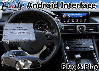 Giao diện video Lsailt Lexus cho Điều khiển chuột mô hình IS 200t 17-20, Điều hướng GPS trên ô tô Android dành cho IS200T