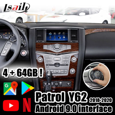 Lsailt PX6 4GB CarPlay &amp; giao diện video Android với Netflix, YouTube, Android Auto cho năm 2018 đến nay Patrol Y62