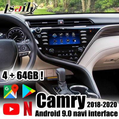 4GB PX6 Android 9.0 Toyota Android Car Interface cho Camry 2018-2021 hỗ trợ Netflix, YouTube, CarPlay, google play