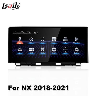 Điều hướng ô tô Lsailt 10,25 inch cho Android Màn hình cho Lexus NX NX300 NX300h 2018-2021 Hệ thống đa phương tiện gps
