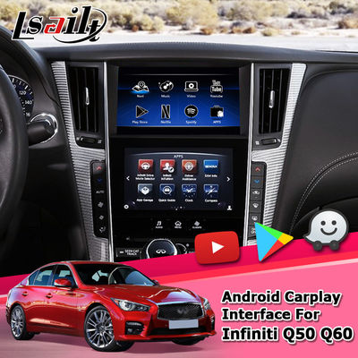 Infiniti Q50 Q60 Android carplay Điều hướng carplay Giao diện video Android 10