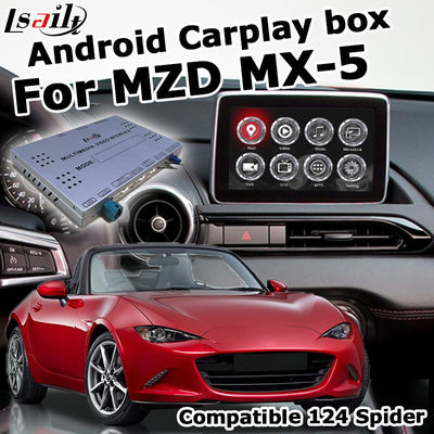 Mazda MX-5 MX5 FIAT 124 Android auto carplay Box với giao diện video điều khiển núm điều khiển nguồn gốc Mazda