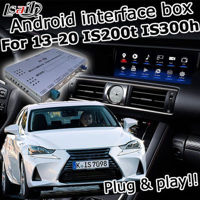 Android auto carplay box Lexus IS200t IS300h núm điều khiển chuột waze youtube Google play