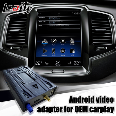 Giao diện video Android RK3399 Carplay AI Box 4GB RAM cho Volvo S60 S90