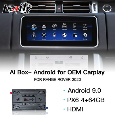 PX6 64GB Carplay AI Box Car Multimedia Player Android cho Range Rover