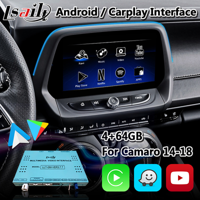 Giao diện đa phương tiện Lsailt Carplay cho Chevrolet Camaro Tahoe Suburban với Android Auto