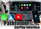 800 * 480 Độ phân giải Giao diện Carplay Tín hiệu đầu ra LVDS cho Pathfinder 2012-2018 Nissan