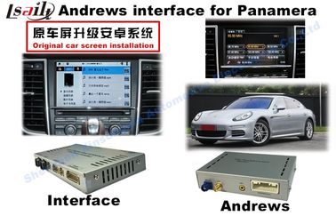 Giao diện Android Auto PCM 3.1 của Porsche với Camera / DVD phía sau