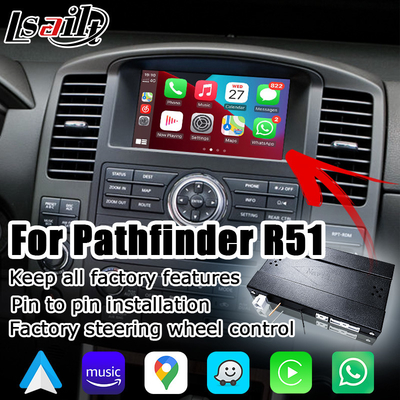 Giao diện tự động Android Carplay không dây cho Nissan Pathfinder R51 Navara D40 IT08 08IT của Lsailt