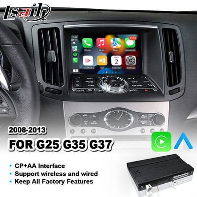 Giao diện Carplay tự động không dây Android cho Infiniti G25 G35 G37 Skyline 370GT 350GT (V36) Năm 2008-2013