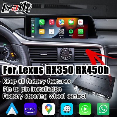 Giao diện phản chiếu màn hình tự động android carplay không dây Lexus RX350 RX450h RX200t