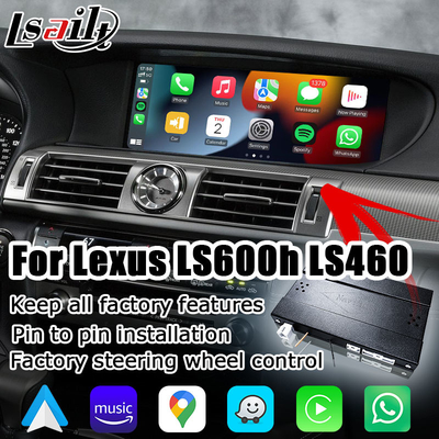 Nâng cấp carplay không dây cho Lexus LS600h LS460 2012-2017 12 màn hình phản chiếu màn hình tự động android của Lsailt
