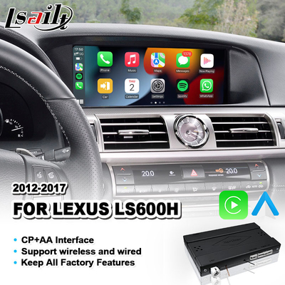 Giao diện Carplay không dây cho Lexus LS600H LS460 LS460L AWD F Sport LS 2012-2017