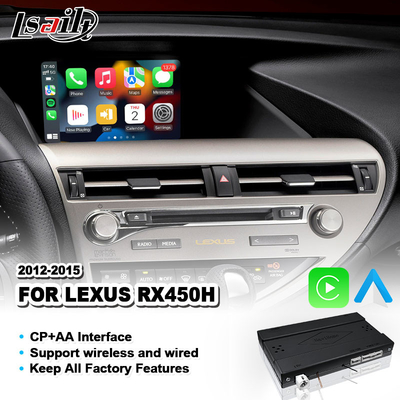 Giao diện Carplay tích hợp Lsailt OEM cho Lexus RX450H RX350 RX270 RX F Sport Mouse Control 2012-2015