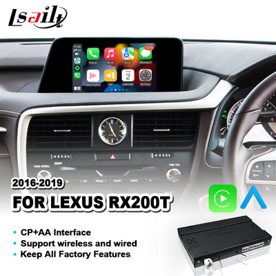 Car Integration Carplay Interface cho Lexus RX200T RX350 RX300 RX Kiểm soát chuột 2016-2019