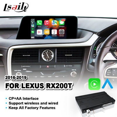 Car Integration Carplay Interface cho Lexus RX200T RX350 RX300 RX Kiểm soát chuột 2016-2019