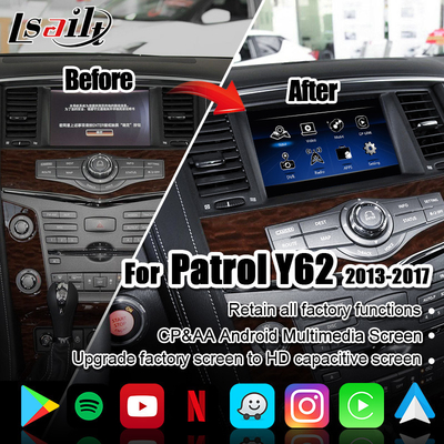 Lsailt Màn Hình Đa Phương Tiện Cho Tuần Tra Nissan Armada Với CarPlay Không Dây, YouTube, Nâng Cấp Màn Hình