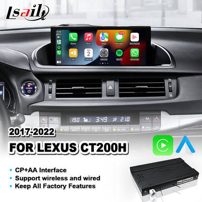 Carplay không dây và giao diện tự động Android cho Lexus CT 200h FSport CT 2017-2022