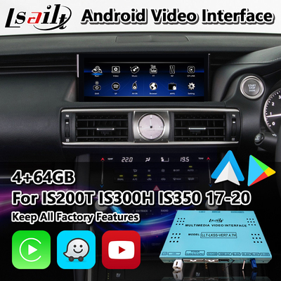 Lsailt Android Carplay Interface cho Lexus IS200T IS300H IS350 IS300 F Sport AWD IS XE30 2017-2020
