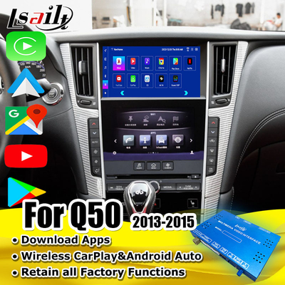 Android 11 Smart Infotainment Module cho Infiniti Q50 2013-2015 Hệ thống tích hợp đa phương tiện trong xe, CarPlay Box