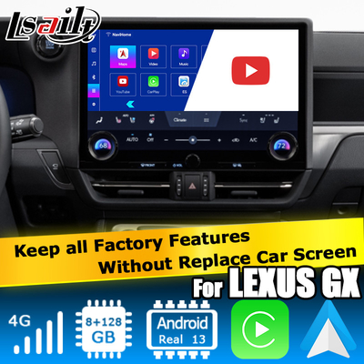 Lexus GX550 GX550h Anroid 13 giao diện video dựa trên Qualcomm 6125 8+128GB