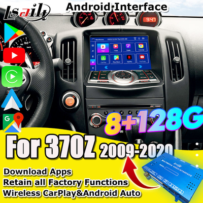 HDMI 8G Android giao diện đa phương tiện với CarPlay, YouTube, Google Play, NetFlix Cho Nissan Patrol 370Z Quest, Android 13