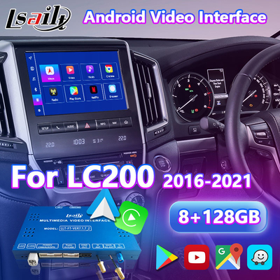 Lsailt Android Multimedia Video Interface cho 2016-2021 Toyota Land Cruiser LC 200 GXL VX VXR VX-R Sahara LC200