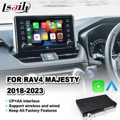Lsailt Wireless Android Auto Carplay Interface cho Toyota RAV4 Majesty 2018-2023