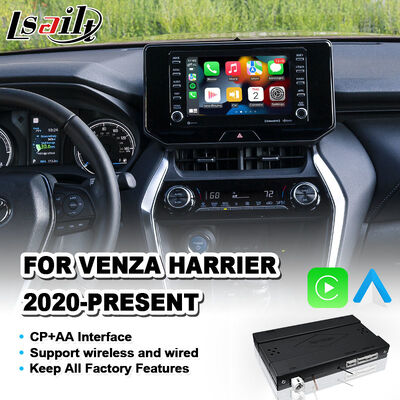 Giao diện Lsailt Android Auto Carplay không dây cho Toyota Venza Harrier đời 2020-Hiện tại