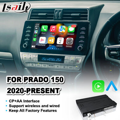 Lsailt Wireless Android Auto Carplay Interface cho Toyota Land Cruiser Prado 150 2020 và hiện tại