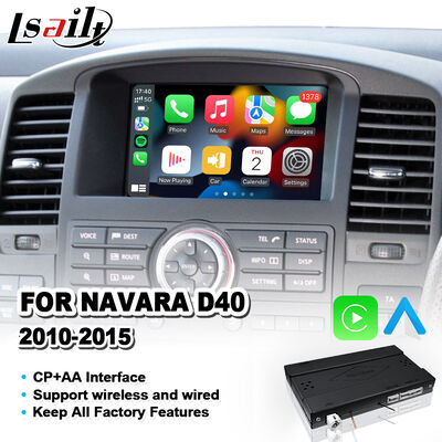 Giao diện Android Auto Carplay không dây Lsailt cho Nissan Navara D40 đời 2010-2015
