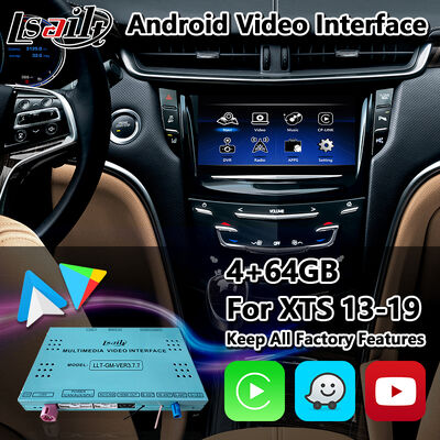 Giao diện Video Đa phương tiện Android Lsailt cho Hệ thống CUE Cadillac XTS 2013-2019 Có Carplay
