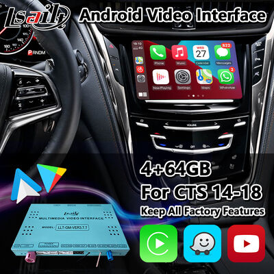 Giao diện đa phương tiện Carplay Android Lsailt cho Hệ thống CUE Cadillac CTS 2013-2019