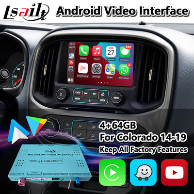 Giao diện đa phương tiện Lsailt Android Auto Carplay cho Hệ thống Mylink Chevrolet Colorado 2014-2020