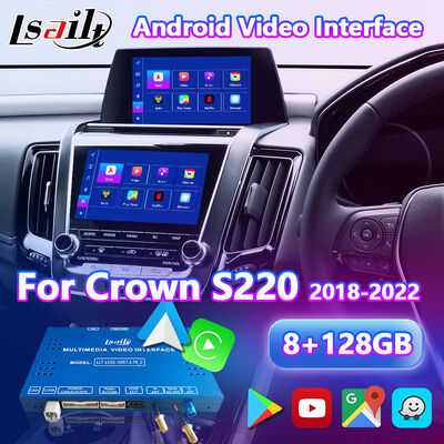 Giao diện đa phương tiện video Android Lsailt cho Toyota Crown S220 2018-2022 có Carplay