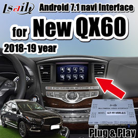 Plug &amp; Play Android 7.1 giao diện video trên ô tô cho QX60 QX80 2018-2019 mới hỗ trợ carplay, ADAS, youtube