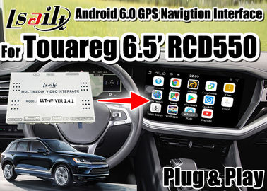Giao diện đa phương tiện Android Điều khiển màn hình cảm ứng Volkswagen cho Touareg 6.5 '