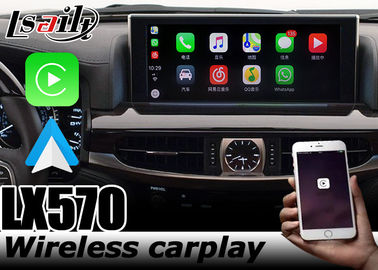 Lexus LX570 LX450d 2016-2020 giao diện carplay không dây android auto với youtube play by Lsailt
