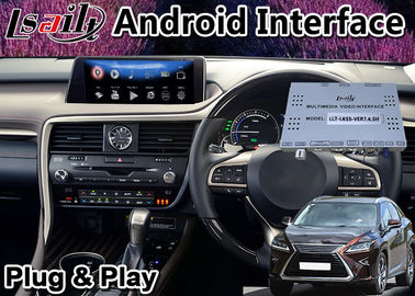 Giao diện video 4 + 64GB Lsailt Android 9.0 cho Hộp định vị GPS ô tô Lexus RX RX450 RX350