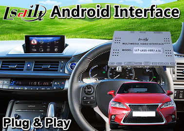 Giao diện video Lsailt Android cho Lexus CT200H CT 200h với Carplay không dây &amp; Android Auto
