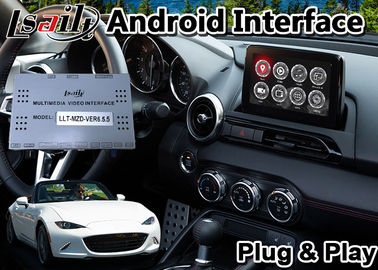 Giao diện video điều hướng Android Lsailt cho Mazda MX-5 CX-9 Hệ thống kết nối MZD với tự động Android Carplay không dây