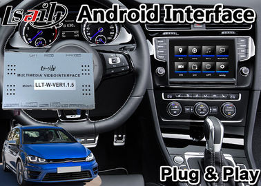 Giao diện video Android 9.0 cho Volkswagen Golf 7 / Seat Leon / tiguan / polo, Điều hướng GPS cho năm 2014-2017 mib2