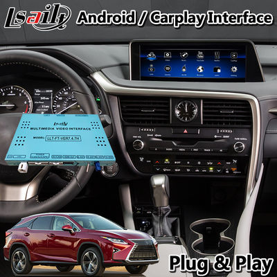 Giao diện PX6 4GB Android Carplay cho Lexus RX350 / RX450H Điều khiển chuột HDMI Android Auto