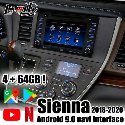 Giao diện video màn hình ô tô Lsailt 4GB Android với CarPlay, Android Auto, YouTube cho Toyota Avalon, Camry, Auris, Sienna