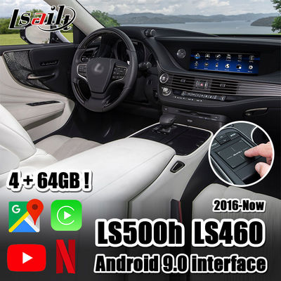 Hộp giao diện video Lsailt Android 9.0 cho Lexus ES LS GS RX LX 2013-21 với CarPlay, Android Auto LS600 LS460